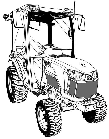 Kubota B2650, B3350 Tractor Operator’s Manual