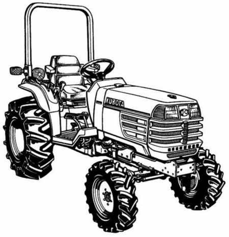 Kubota B2710, B2910, B7800 Tractor Operator’s Manual