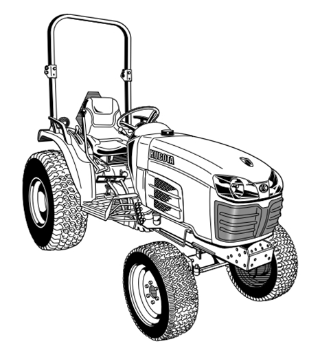 Kubota B3300SU Tractor Operator’s Manual