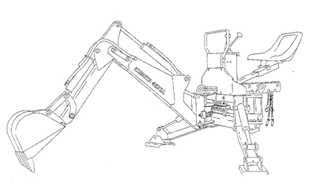 Kubota B4672A, BL4690A Backhoe Operator’s & Parts Manual