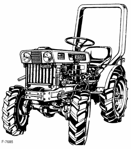 Kubota B6000 Tractor Operator’s Manual