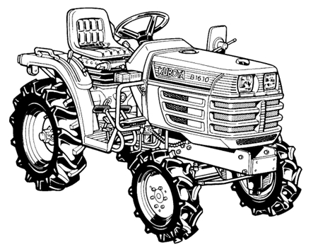 Kubota B6100HST, B7100HST Tractors Operator’s Manual
