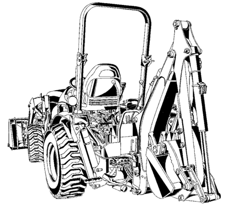 Kubota BH70 Backhoe Operator’s Manual