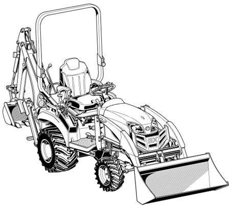 Kubota BX23S, LA340, BT603 Tractor Operator’s Manual