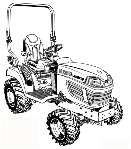 Kubota BX1870, BX2370, BX2670 Tractor Operator’s Manual