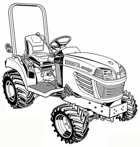 Kubota BX1850, BX2350 Tractor Operator’s Manual