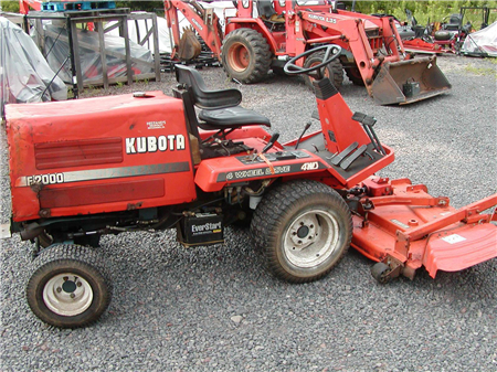 Kubota F2000 Front Mower Operator’s Manual