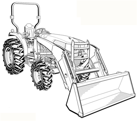 Kubota LA514, LA724, LA854 Front Loader Operator’s Manual