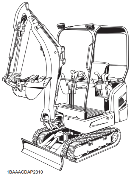 Kubota KX016-4, KX018-4 Excavator Operator’s Manual