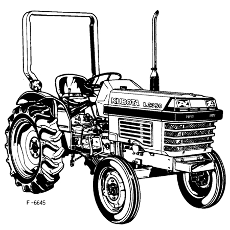 Kubota L2350, L2350DT Tractor Operator’s Manual