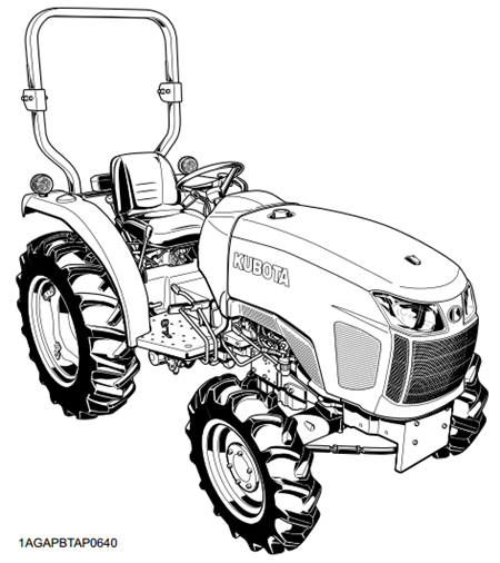 Kubota L2501 Tractor Operator’s Manual