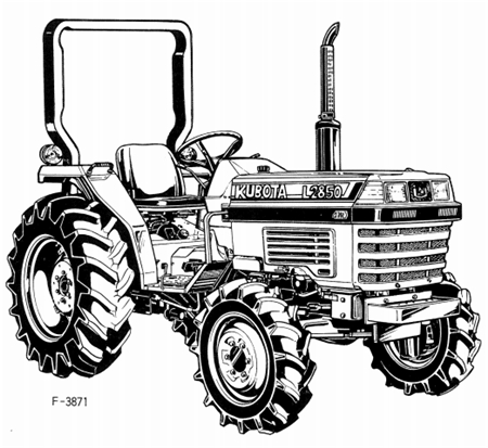 Kubota L2250, L2550, L2850, L3250 Tractor Operator’s Manual