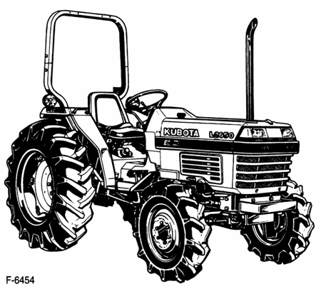 Kubota L2650, L2950, L3450, L3650 Tractor Operator’s Manual