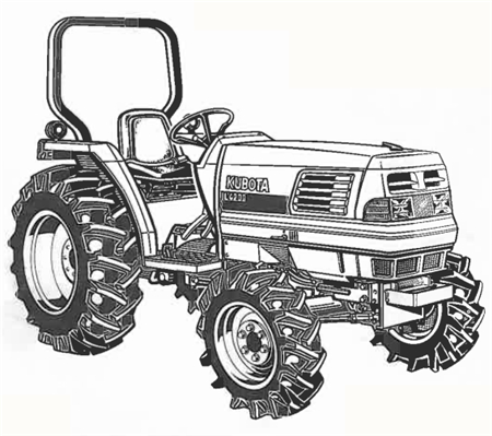Kubota L2900, L3300, L3600, L4200 Tractor Operator’s Manual