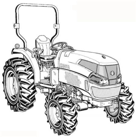 Kubota L3240, L3540, L3940, L4240, L4740, L5040, L5240, L5740 Tractor Operator’s Manual