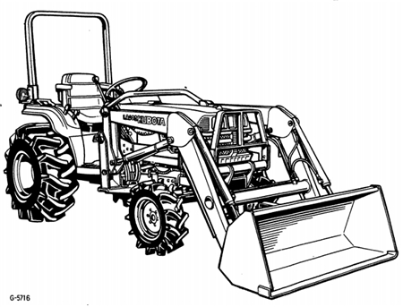 Kubota LA272, LA302, LA352, LA402 Front Loader Operator’s Manual