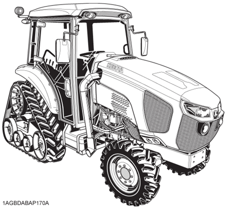 Kubota M5N-091 POWER KRAWLER Tractor Operator’s Manual