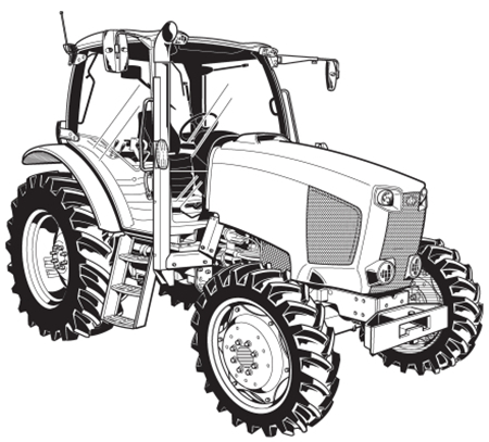 Kubota M100GX, M110GX, M126GX, M135GX Tractor Operator’s Manual