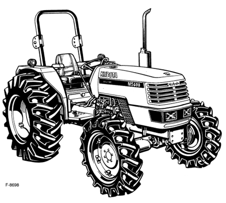 Kubota M4700, M5400 Tractor Operator’s Manual