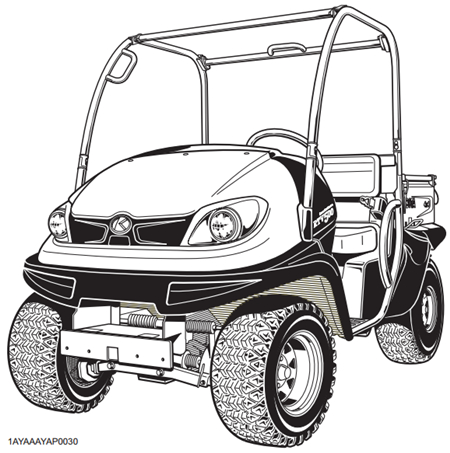 Kubota RTV500 Utility Vehicle Operator’s Manual