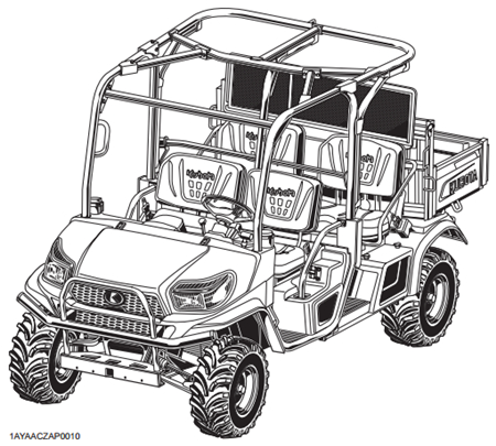 Kubota RTV-X1140 Utility Vehicle Operator’s Manual