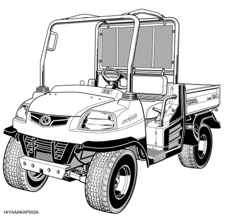 Kubota RTV900 Utility Vehicle Operator’s Manual