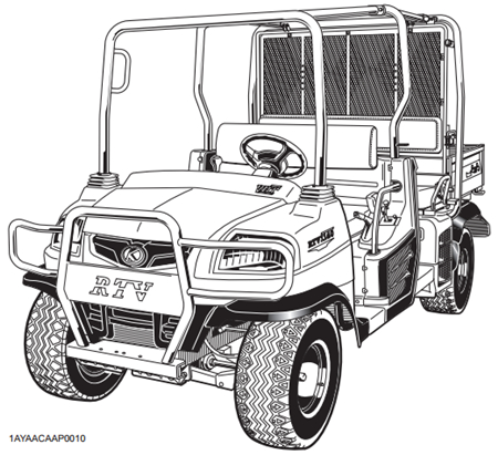 Kubota RTV1140CPX Utility Vehicle Operator’s Manual
