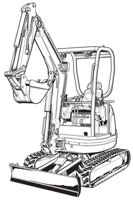 Kubota U25 Super Series Excavator Operator’s Manual