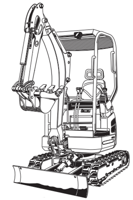 Kubota U17-3 Tier T4 Series Excavator Operator’s Manual