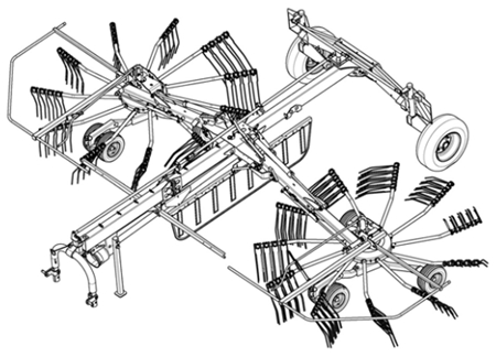 Kubota RA2072, RA2072 Hydro Rotary Rake Operator’s Manual