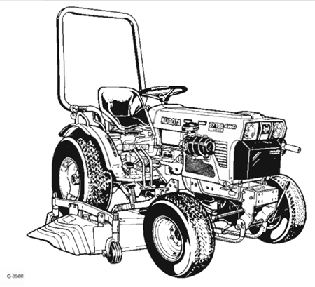 Kubota RC54-71B, RC60-71B Hydro Rotary Mower Operator’s Manual