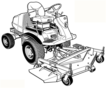 Kubota RCK72-F36, RCK72R-F36, RCK60-F36, RCK60R-F36, RCK54-F28 Rotary Mower